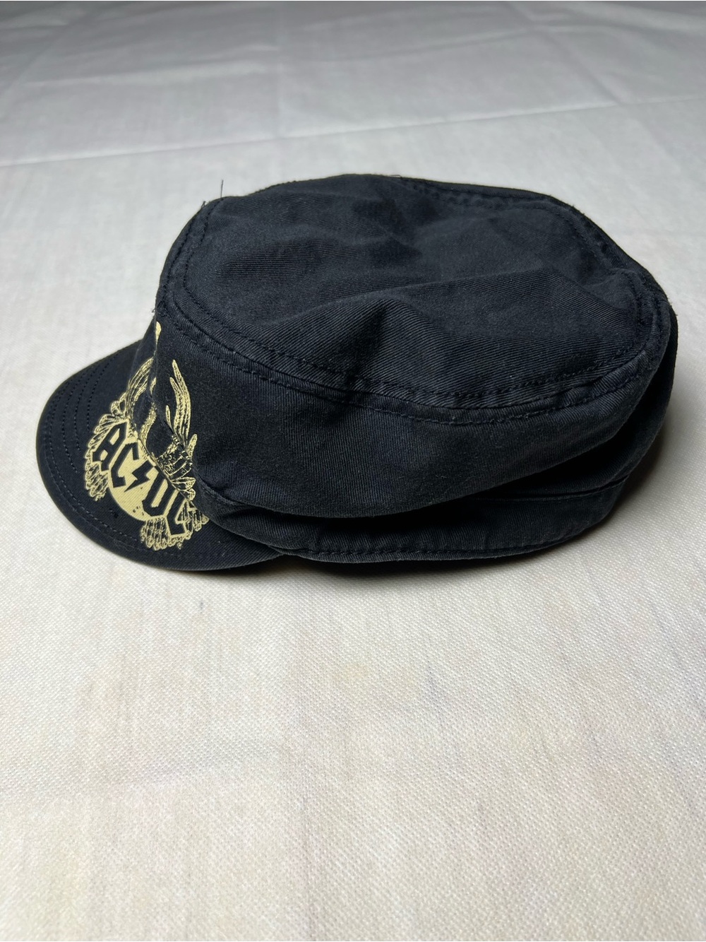 AC/DC black army cap with logo - Picture 2 of 7